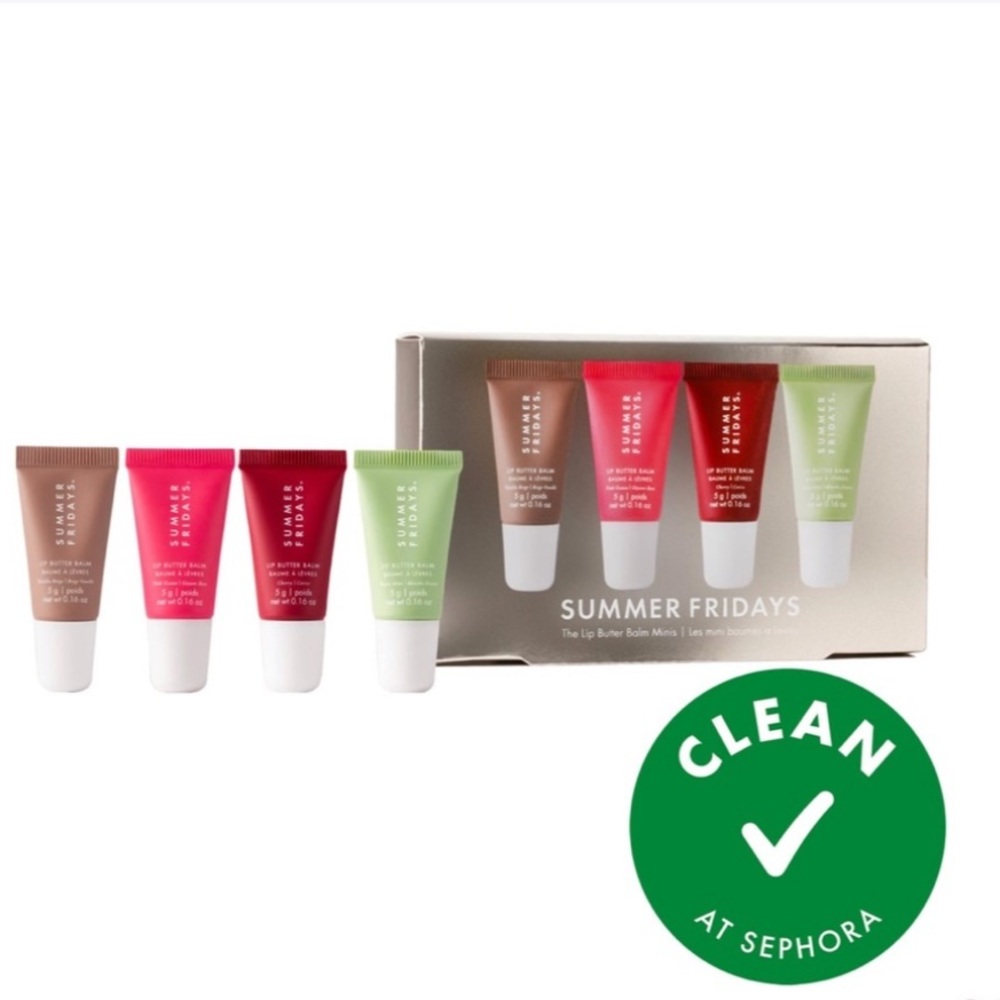 Summer Fridays Lip Butter Balm Minis Limited Edition Set + Free Skincare Trio